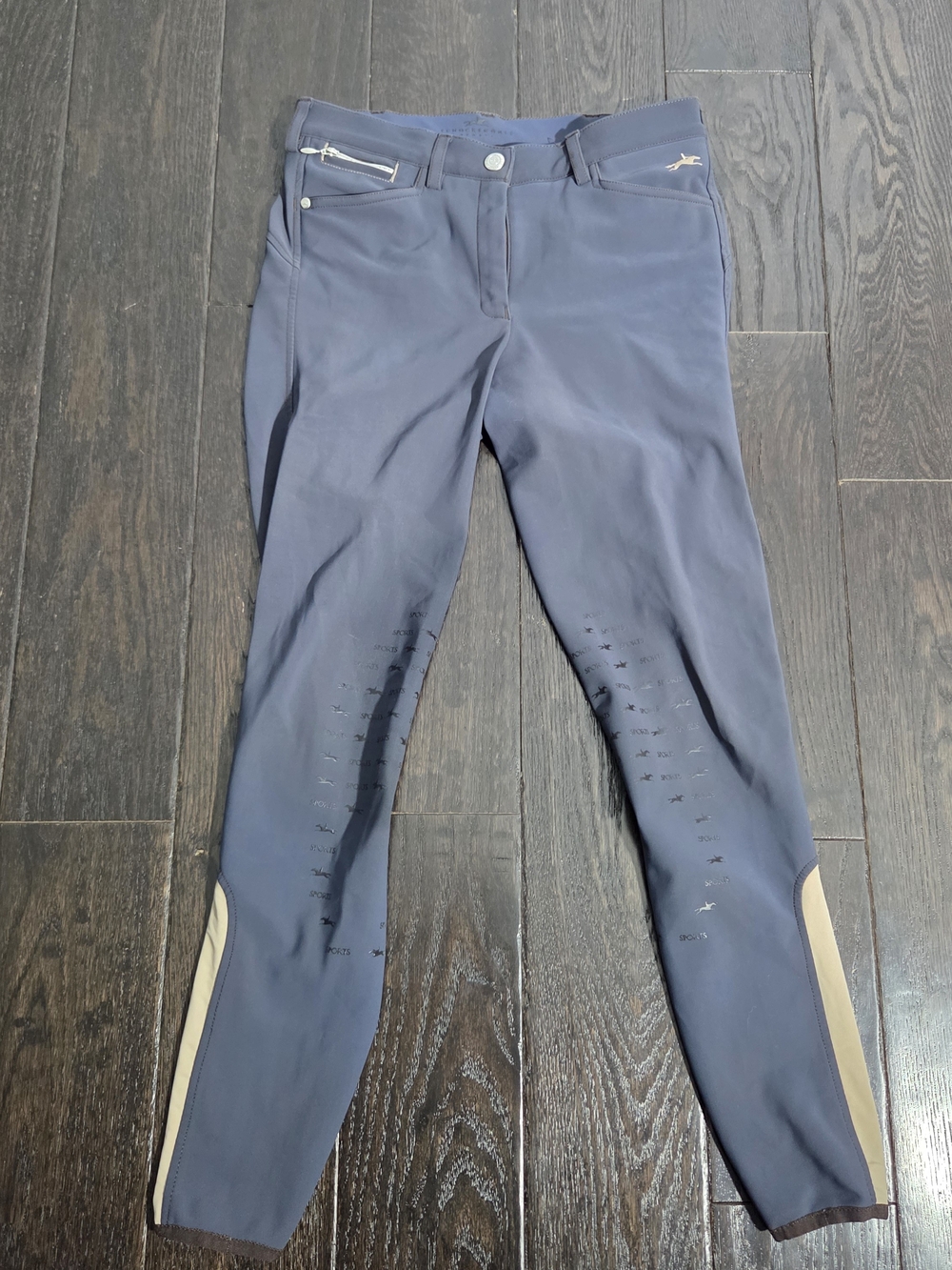 Schockemohle Eleonore show breeches size EU 36  US 6 silicone Knee Grip